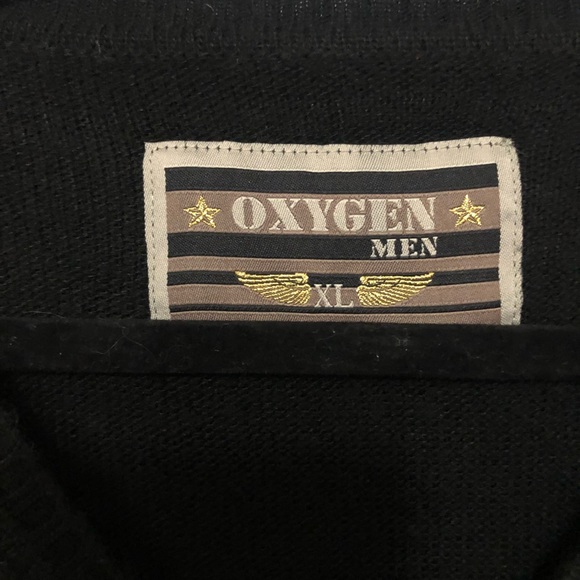 Grandpa style Oxygen pullover checkered sweater - Picture 2 of 5